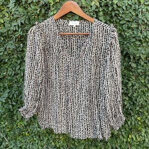 Levete Room | Brown & Black Blouse | Size S